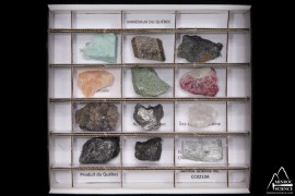 CC0210 Collection de 12 minéraux du Québec